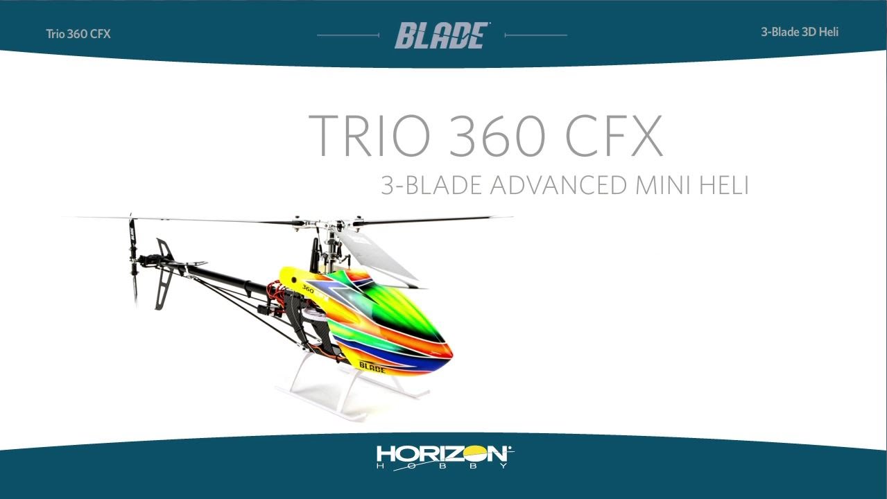 RC vrtulník Blade Trio 360 CFX BNF Basic