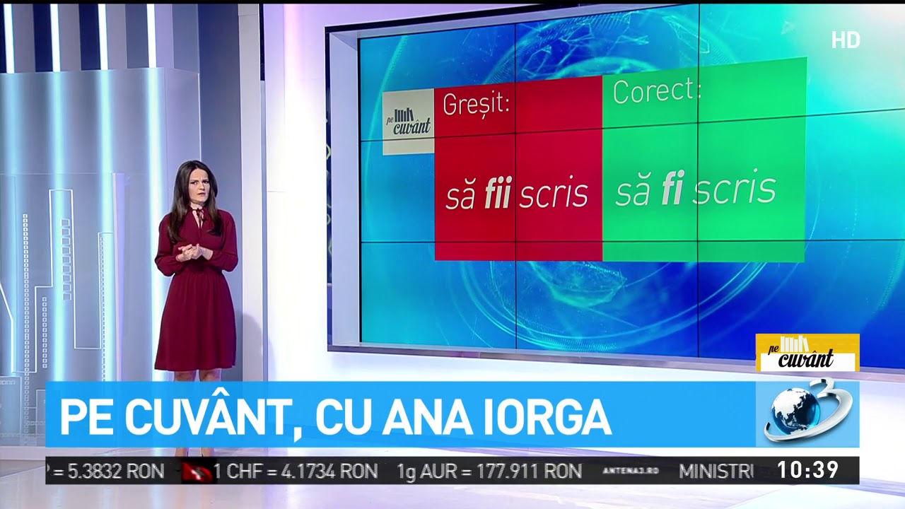 Watch Cand Se Scrie Cu Doi I Now Ana Iorga a explicat când scriem cu un ''i''?i cu doi ''i'' verbul ''a fi''