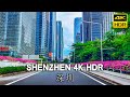 Driving in Shenzhen, China, a driving tour in a city like a sci-fi movie｜4K HDR