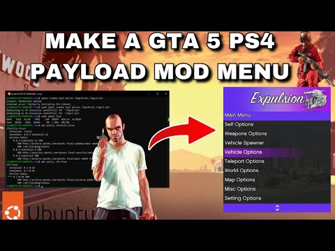 How to Make a GTA 5 1.38 PS4 Payload Mod Menu (9.00 JAILBREAK)