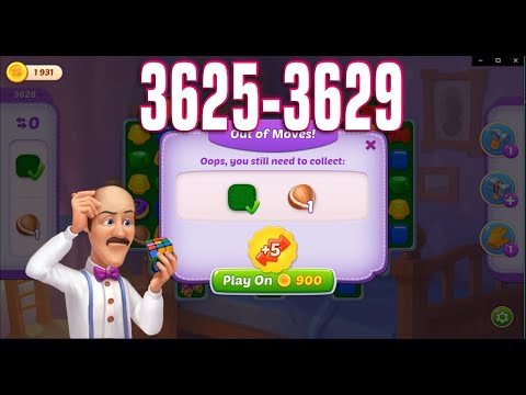 HOMESCAPES LEVEL 3625-3629 | STORY GAMEPLAY WALKTHROUGH #Playrix