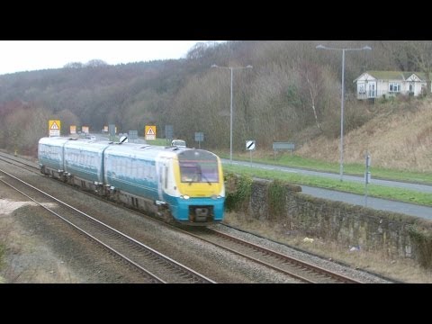 Half an Hour at (13) - Ffynnongroyw 15.2.2014 Class 158 175 221 Prestatyn Holywell