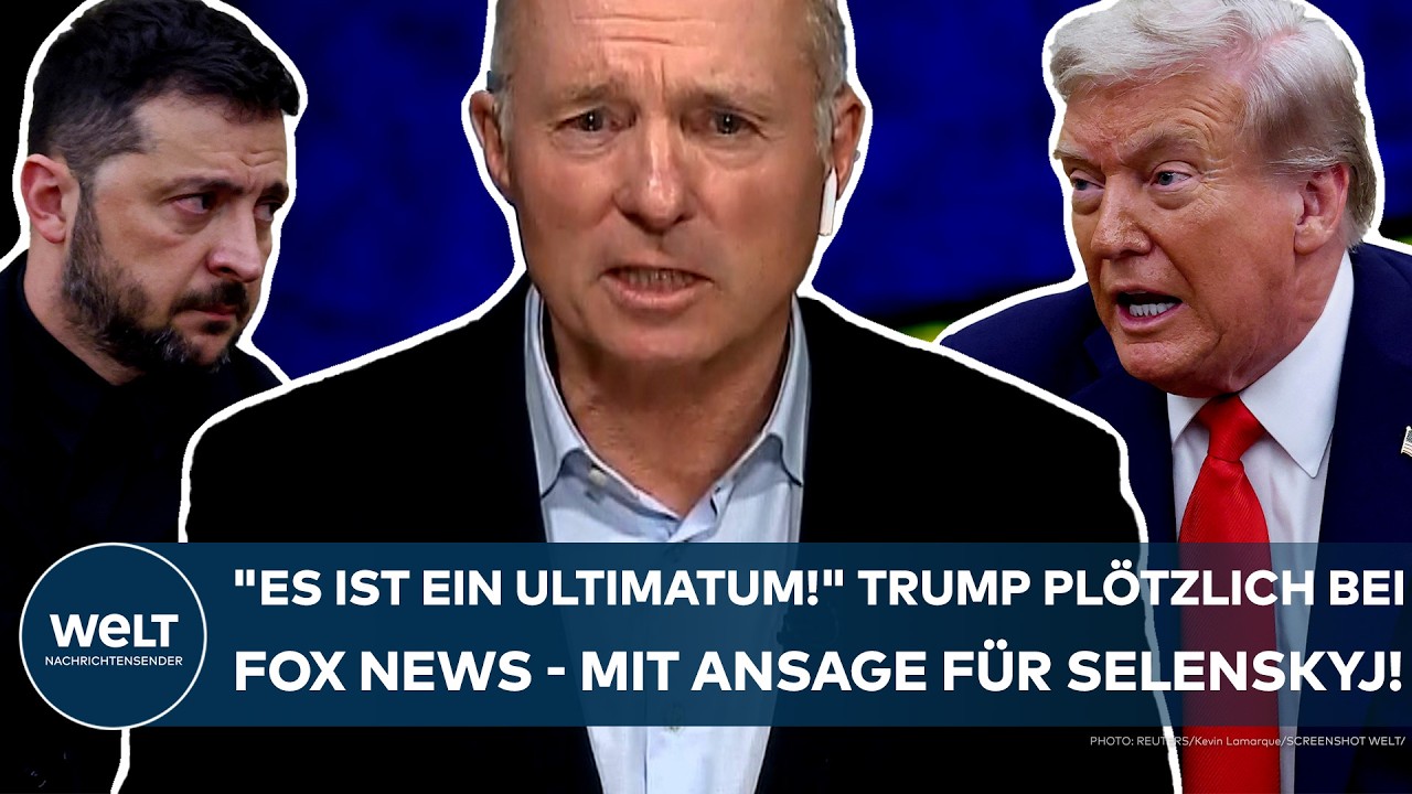 UKRAINE-KRIEG: "Bei Fox News Radio ist er aufgetaucht!" Krasses Trump-Ultimatum an Selenskyj!