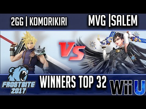 Frostbite 2017 WINNERS TOP 32 - 2GG | Komorikiri (Cloud) vs MVG | Salem (Bayonetta)