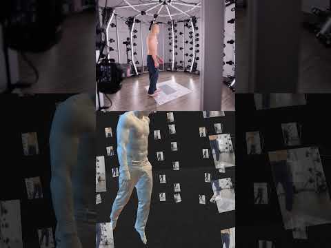 3d scan photogrammetry demo - the process vs the end result ✨️