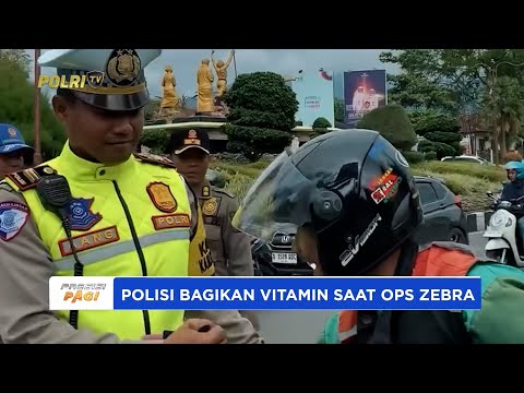 AKSI HUMANIS SATLANTAS POLRES GARUT BAGIKAN VITAMIN SAAT OPERASI ZEBRA LODAYA 2025