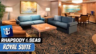 Rhapsody of the Seas | Royal Suite | Full Walkthrough Tour & Review | 2024