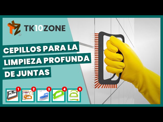 Vídeo relacionado con Limpiador de Ducha con Mango Largo y Cepillo de lechada de cerdas rígidas, Incluye Cepillo de Mango Largo para Ducha, Cabezal de Cepillo de Limpieza de lechada de Azulejos, Cabezal de Almohadilla de