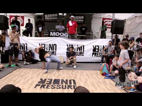 Finals - 4K Man vs J Bird vs Minus | KIDS BATTLE | UNDER PRESSURE 2014 | BBOY NORTH