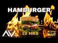 HAMBURGER Beautiful Delicious Burgers 10 HOURS Of Background Ambient Video