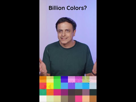 Can screens really show a billion colors?