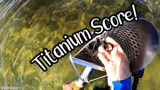 Titanium Score Metal Detecting!