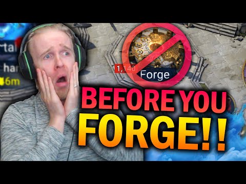 The ULTIMATE FORGE GUIDE - Best Gear and FREE SILVER - Raid Shadow Legends Beginner Guide