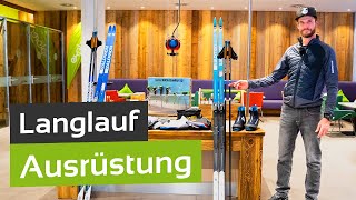 Langlauf: Die richtige Ausrüstung für Klassisch und Skating