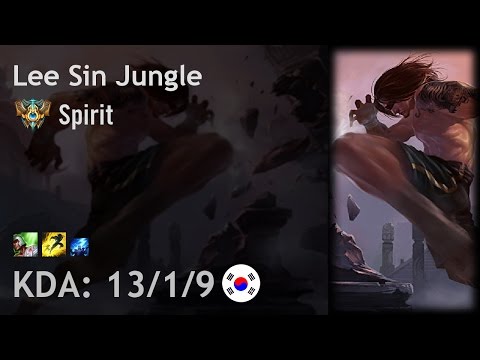 Lee Sin Jungle vs Rek'Sai - Spirit - KR Challenger Patch 7.9