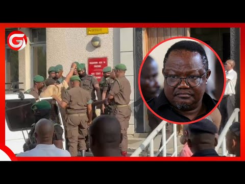 VIDEO: WATCH TUNDU LISSU BROUGHT TO COURT HIS TREASON CASE IS HELD TODAY...