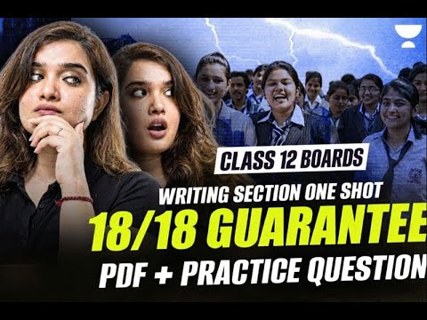 Writing Section One Shot | CUET 2026 English | 18/18 Guaranteed 🔥 | PDF + Practice