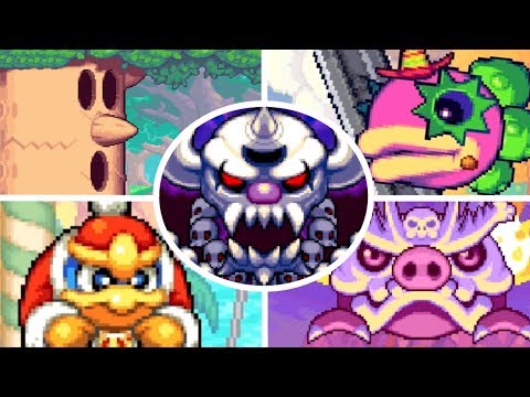Kirby Mass Attack - All Bosses (No Damage)