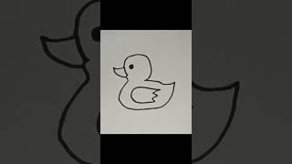Easy How To Draw A Rubber Duck drawing Tutorial and colour.#artsycolours #drawing4kids #drawingmeme.