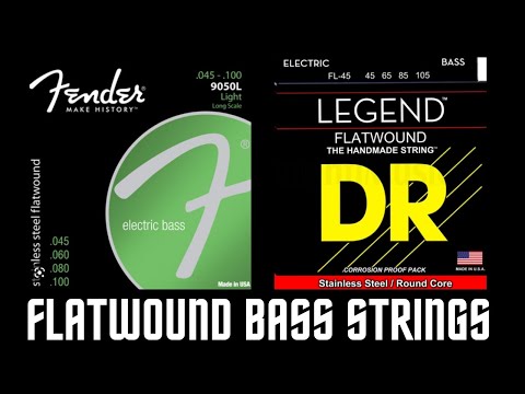 Fender 9050l vs DR Legend -  Flatwound Strings Comparison with Fender P54 avri2