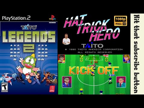 Hat Trick Hero - Taito Legends 2 - Multiplayer Gameplay on PS2 (PlayStation 2) - FULL HD
