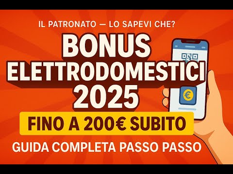 Bonus Elettrodomestici 2025: Voucher fino a 200€ – Domanda, Requisiti e Come Funziona