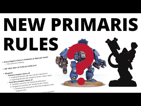 REACTING to New Space Marine Rules Leaks - Brutalis Dreadnought + Primaris Desolators