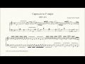 Handel, Capriccio in F major, HWV 481, Organ