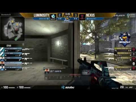 WinOut CS:GO Tournament - Luminosity vs. Nexus (Mapa 1 - Overpass) - Narração PT-BR