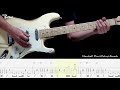 AC DC Back In Black Guitar Lesson With Tab Slow Tempo