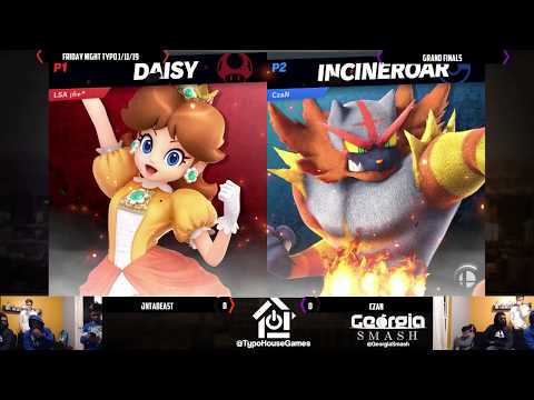 Smash Ultimate Tournament 1/11/19 - Jntabeast(Daisy) Vs Czan(Incineroar) - Grand Finals