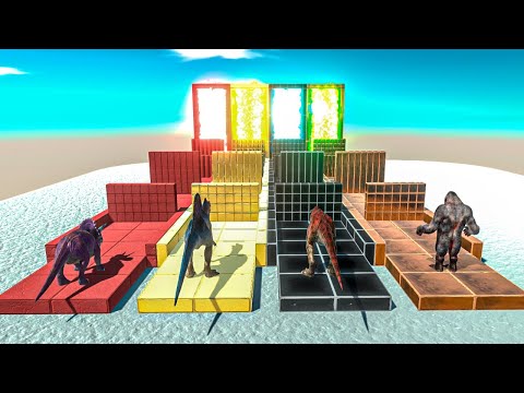 Spiderman T-rex Evolution vs Dinosaurs Fighting in Jurassic World Dominion - ARBS Battlev