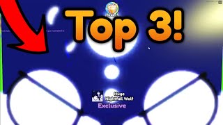 Top 3 YouTubers hatching Huge Nightfall Wolf! 🌠🐺 | Pet Simulator X Roblox