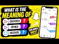 Snap Chat Par Opened Ka Matlab Kya Hai Snap Par Received Ka Matlab Kya Hai Aikhi Touch Mai Solve
