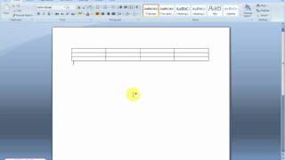 How to set table columns or rows to fixed width or height? | Word 2007