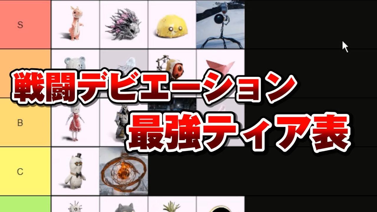 【Once Human】最新版！！優先するべき戦闘デビエーションティア表＃ワンスヒューマン