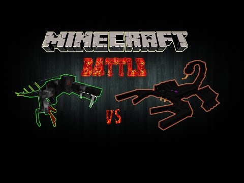 Minecraft battle Alien vs Emperor Scorpion