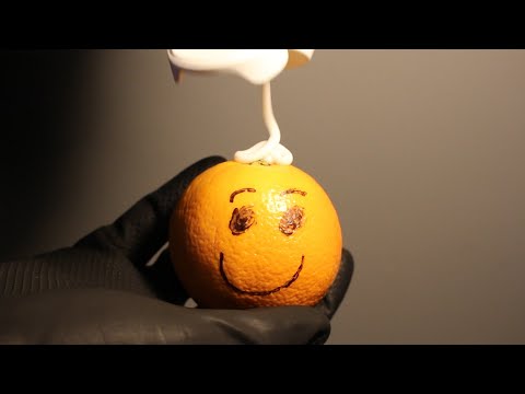 ASMR Massaging my Orange