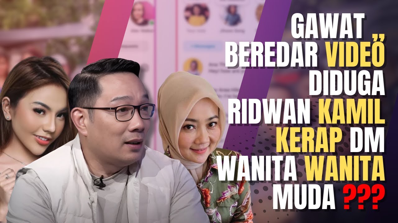 Kasus Viral: Dugaan Peselingkuhan Ridwan Kamil Gemparkan Publik