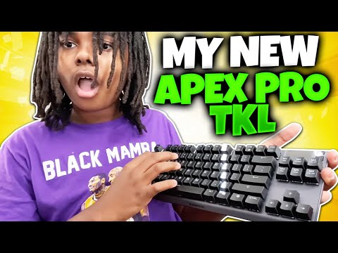 Unboxing My New SteelSeries Apex Pro TKL Mechanical Gaming Keyboard Review !!