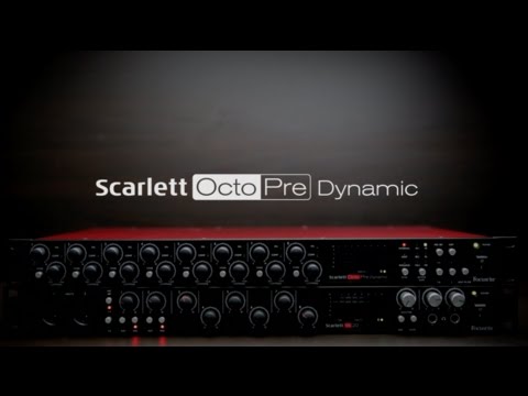 Focusrite Scarlett OctoPre Dynamic 8-Channel Mic Preamp with ADAT Connectivity