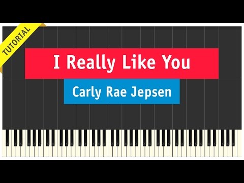 Carly Rae Jepsen - I Really Like You - Piano Cover (How To Play Tutorial) (Carly Rae Jepsen - I Really Like You - Piano Cover (How To Play Tutorial))