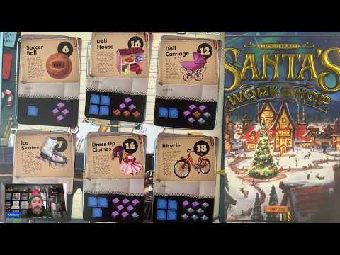 Board Game Overview - Santa's Workshop 