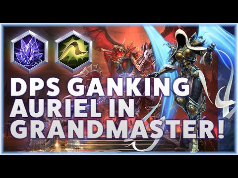 Auriel Aegis - DPS GANKING AURIEL IN GRANDMASTER! - Grandmaster Storm League