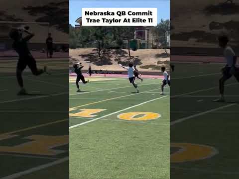 2027 QB Trae Taylor throwing at Elite 11