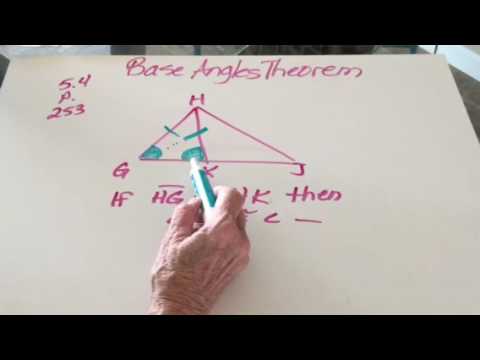 Base angles theorem