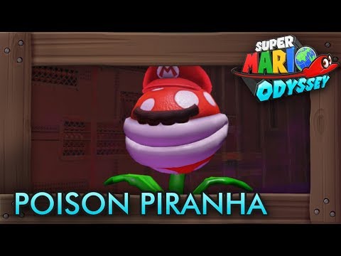 Super Mario Odyssey - How to Capture Poison Piranha Plant (Capture #20)