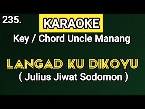 KARAOKE | LANGAD KU DIKOYU - Julius Jiwat Sodomon / Manang Key Version (Lirik Lagu Ada Di Deskripsi)