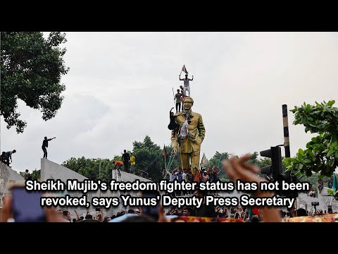 Sheikh Mujib's freedom fighter status has not been revoked, says Yunus' Deputy Press Secretary