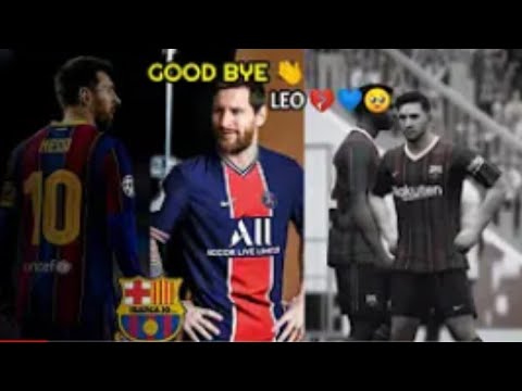 Good Bye__Leo🦁 || End of an ERA || Messi leaving Barcelona😥 || Pes 2021 ||